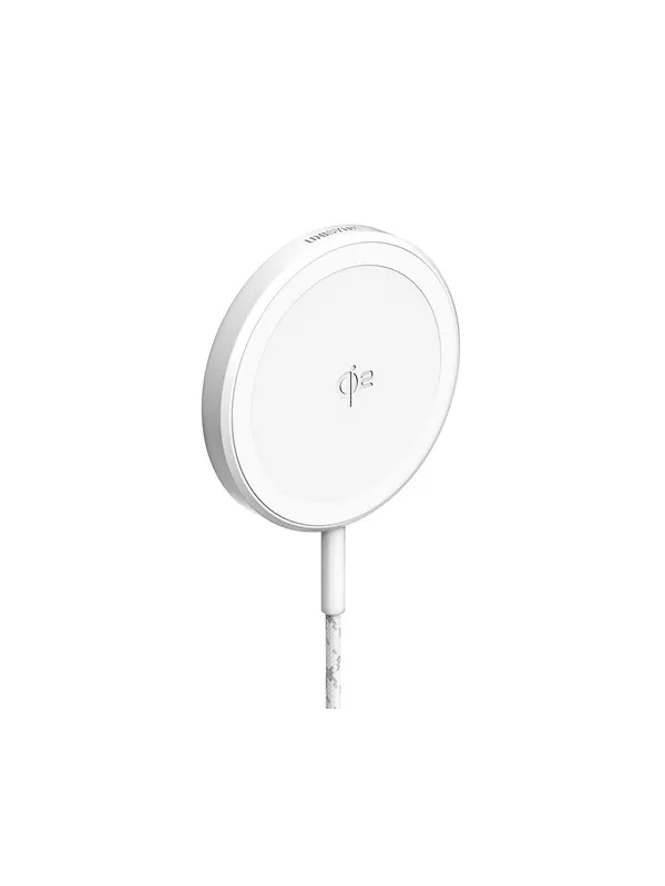 Unisynk Qi2 Magnetic Wireless Charger 15W - 2m - White