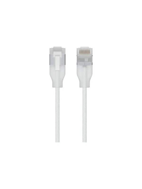 Ubiquiti UniFi patch cable - 12 cm - white - Vit - 0.1m