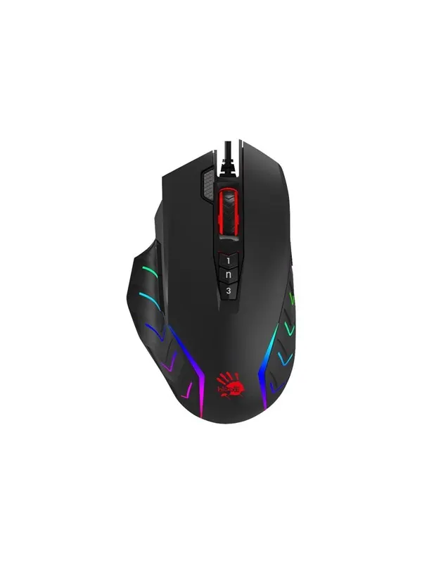 A4Tech Bloody J95S - Mouse - 9 knappar - Svart