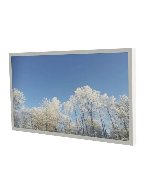 HI-ND mounting kit - for digital signage LCD panel - landscape with polycarbonate protection - white