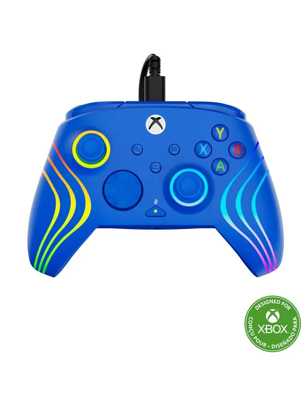 Turtle Beach Afterglow Wave - Blue - Wired Controller - Microsoft Xbox Series S