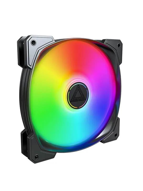 Montech HP140 ARGB PWM Black - Chassi fläkt - 140mm - Svart med RGB LED - 30 dBA
