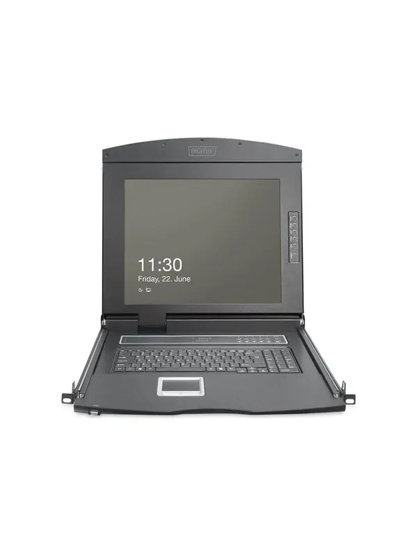 19" DIGITUS DS-72221-2GE - KVM console - Full HD (1080p) - 19"