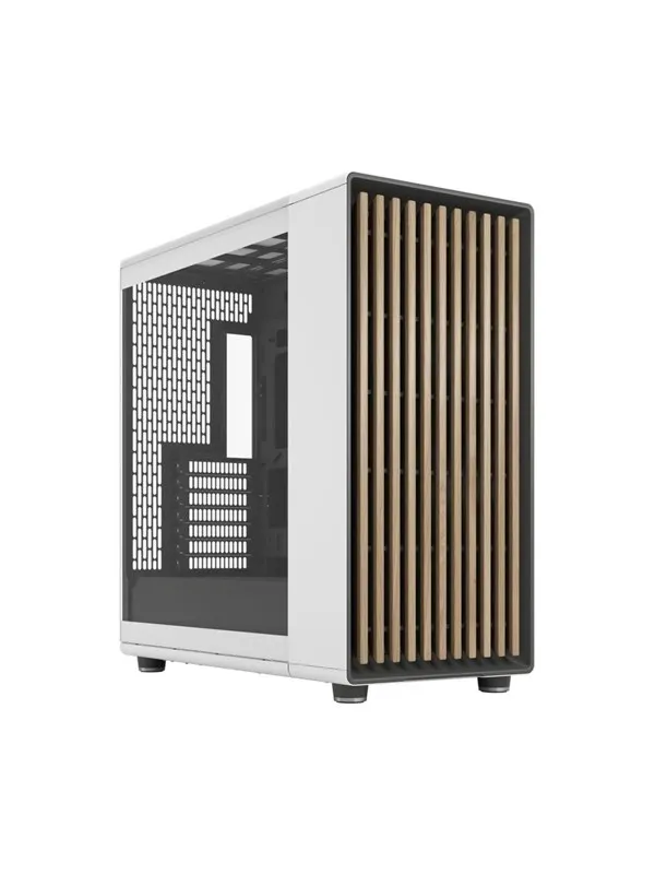 Fractal Design North XL RC White TG Clear - Chassi - Miditower - Vit