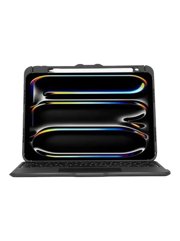 Targus Versavu - keyboard and folio case - QWERTY - Spanish - black Input Device - Tastatur & Folio set - Spanska - Svart