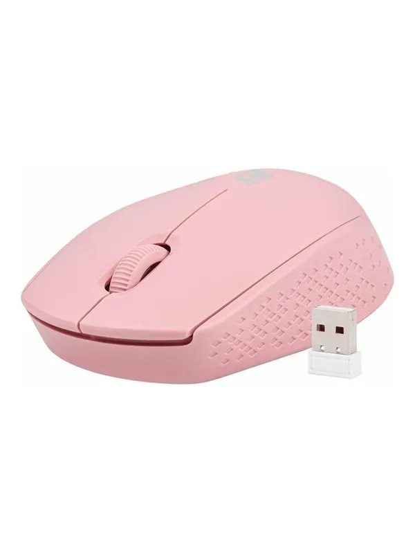Natec STORK - mouse - 2.4 GHz - pink - Mouse - Optic - 3 knappar - Pink