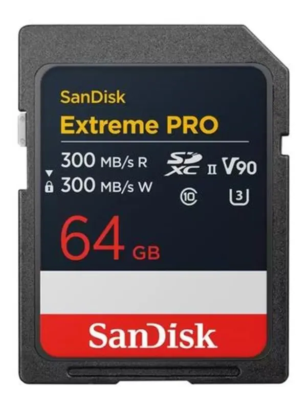 SANDISK Extreme PRO SD - 300MB/s - 64GB