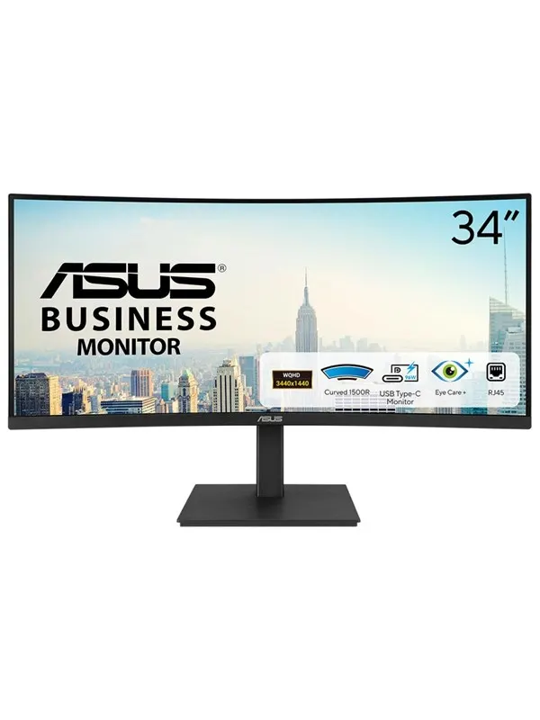 34" ASUS VA34VCPSR - 3440x1440 (UWQHD) - 100Hz - VA - 96W USB-C