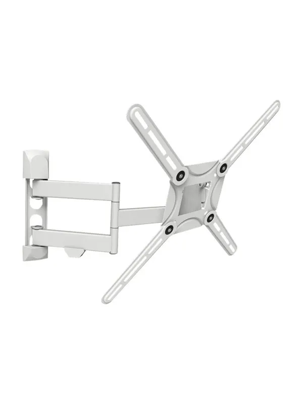Barkan 3400W bracket - full-motion - for LCD TV / curved LCD TV - white - Max 40 kg - recommended for 65"
