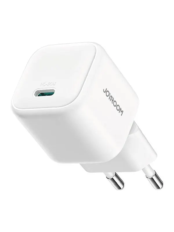 Joyroom JR-TCG08 GaN Mini 20W mains charger (white)