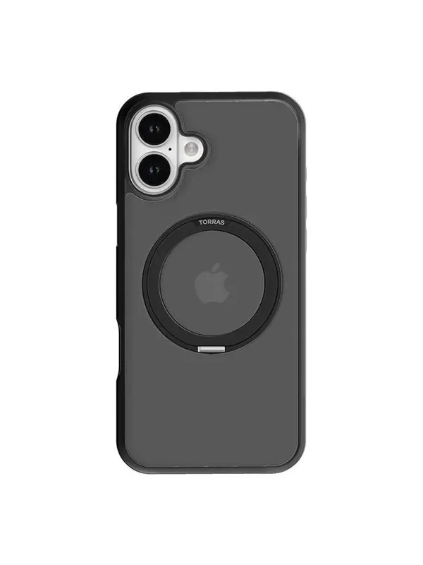 Torras Ostand Pro Case for iPhone 16 Plus (Black)