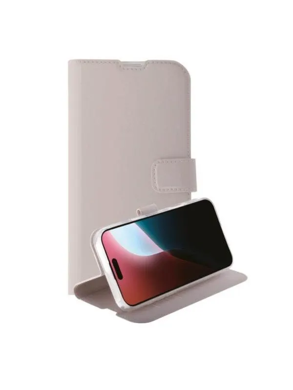 Vivanco Classic Wallet for iPhone 16 Pro - Greige