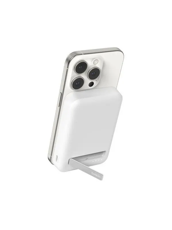 Belkin 8k Qi2 MagSafe Compatible Powerbank with kickstand