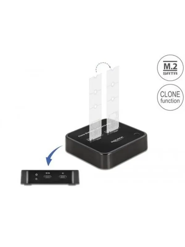 DeLOCK - SSD docking station - M.2 Card - USB-C 3.2 (Gen 2)