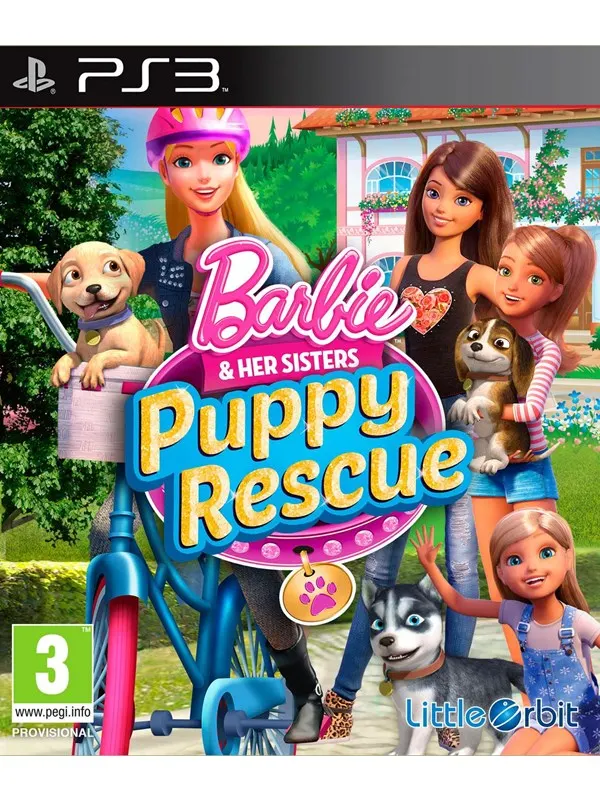 Barbie and Her Sisters: Puppy Rescue - Sony PlayStation 3 - Barn