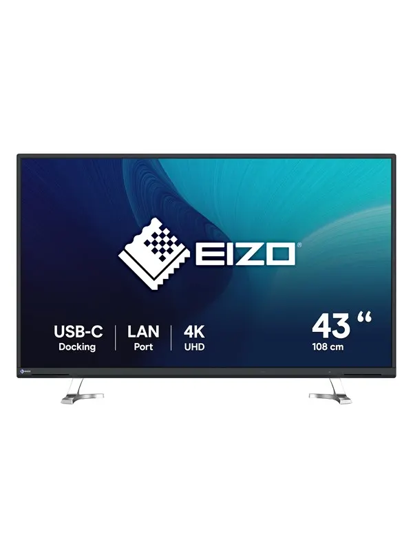 42" EIZO EV4340X-BK - 3840x2160 (4K) - 60Hz - IPS - 94W USB-C