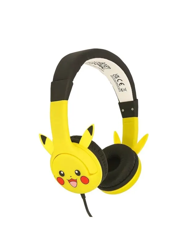 OTL Pokémon Pikachu - Barnhörlurar - Volymbegränsad 85dB max
