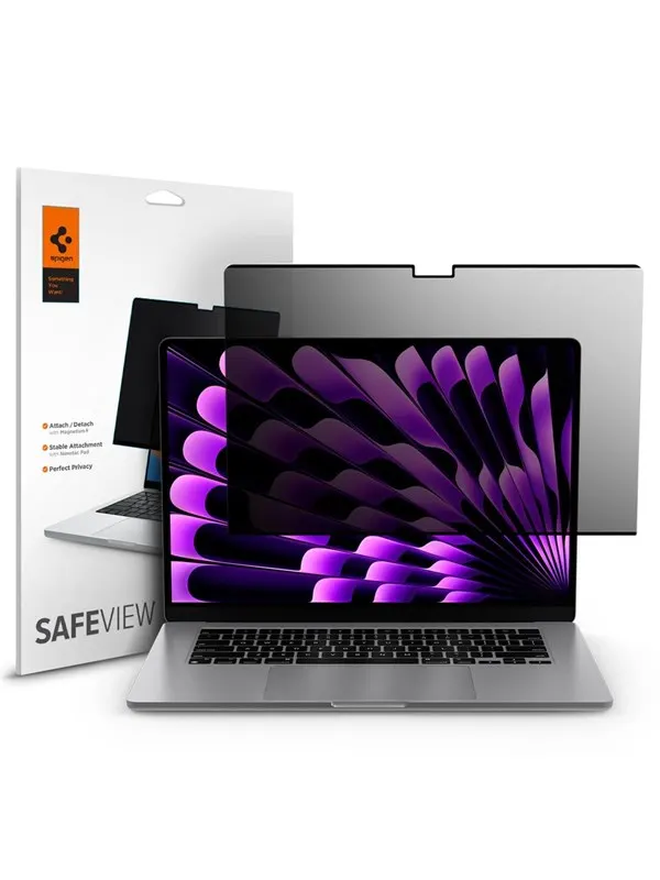 Spigen SafeView 1 Pack - MacBook Air 15" M4/M3/M2