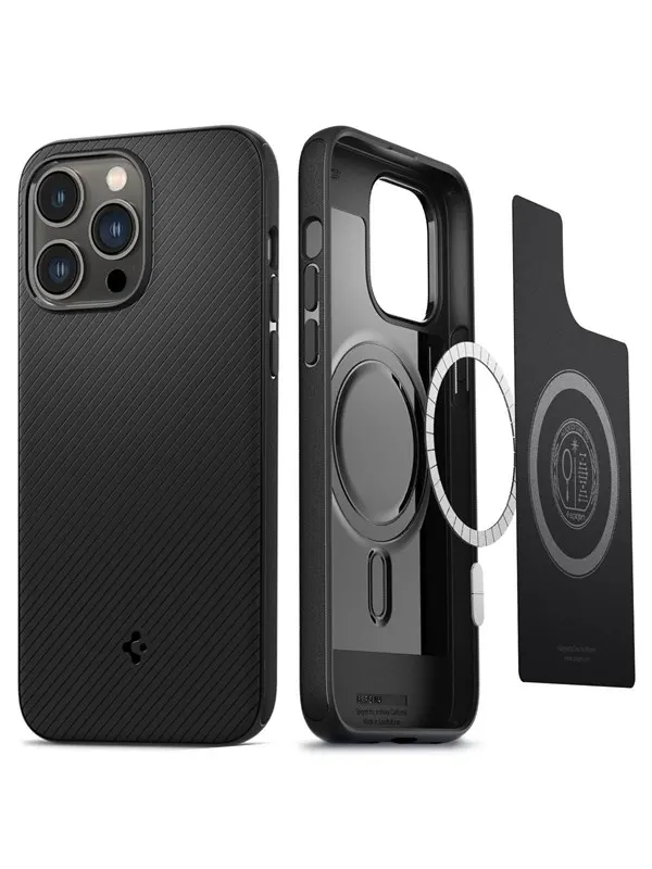 Spigen Mag Armor MagSafe - matte black - iPhone 14 Pro