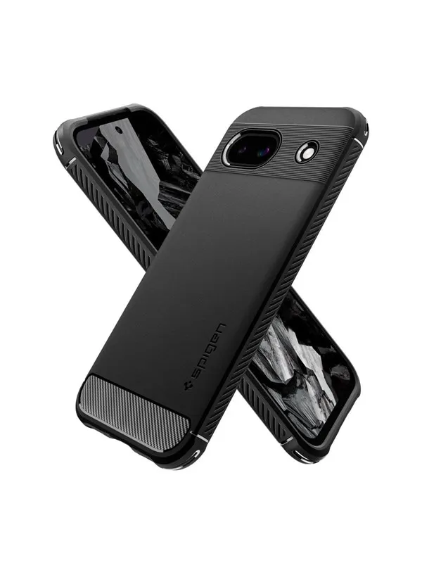 Spigen Rugged Armor for Google Pixel 8a - Matte Black