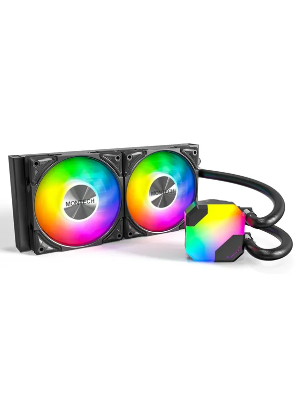 Montech Hyper Flow ARGB 240 - Black - CPU Vattenkylare - Max 29 dBA