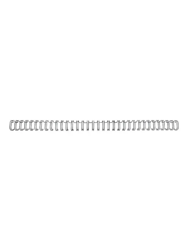 GBC Metallspiral 3:1 NO8 12.5mm A4 Svart Svart