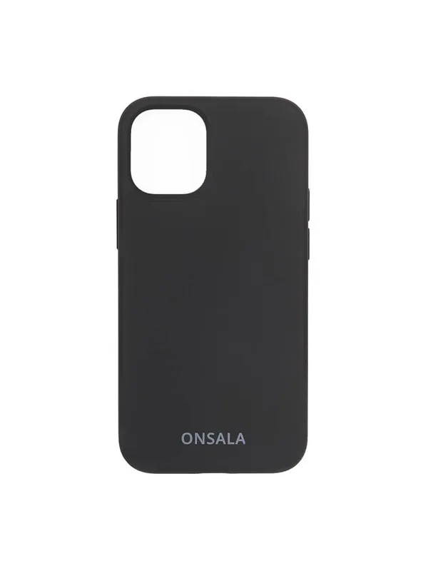 ONSALA Phone Case Silicone Black - iPhone 12 Mini