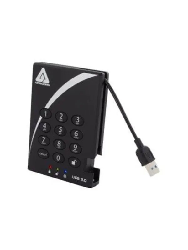Lenovo Apricorn Aegis Padlock 3.0 - Extern Hårddisk - 2TB - Svart
