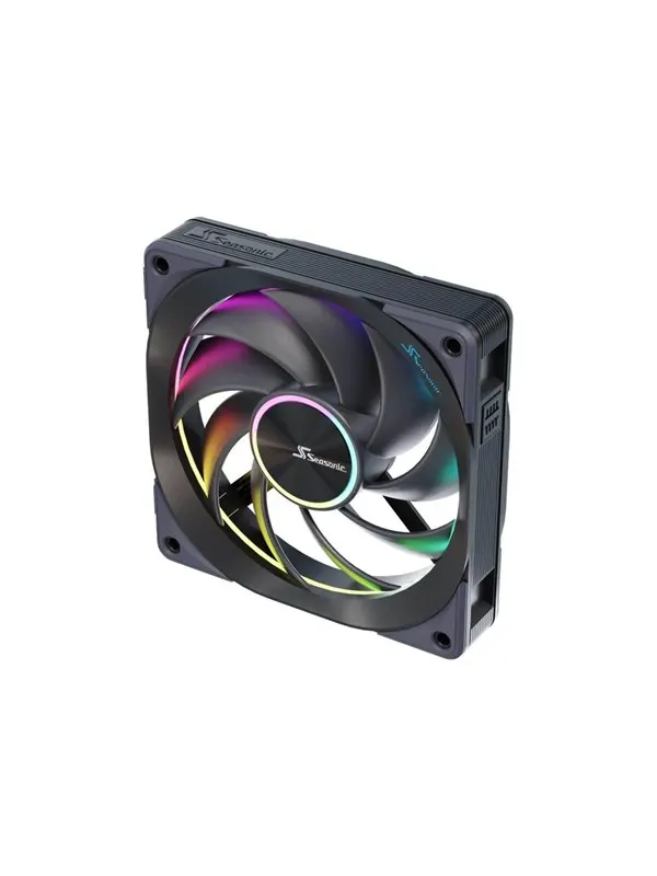 Seasonic MagFlow ARGB 1-fan kit - Chassi fläkt - 120mm - Svart