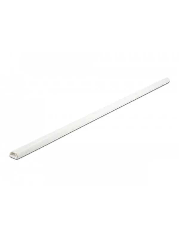 DeLOCK Cable Duct Mini self-closing self-adhesive 15 x 11 mm - length 1 m white