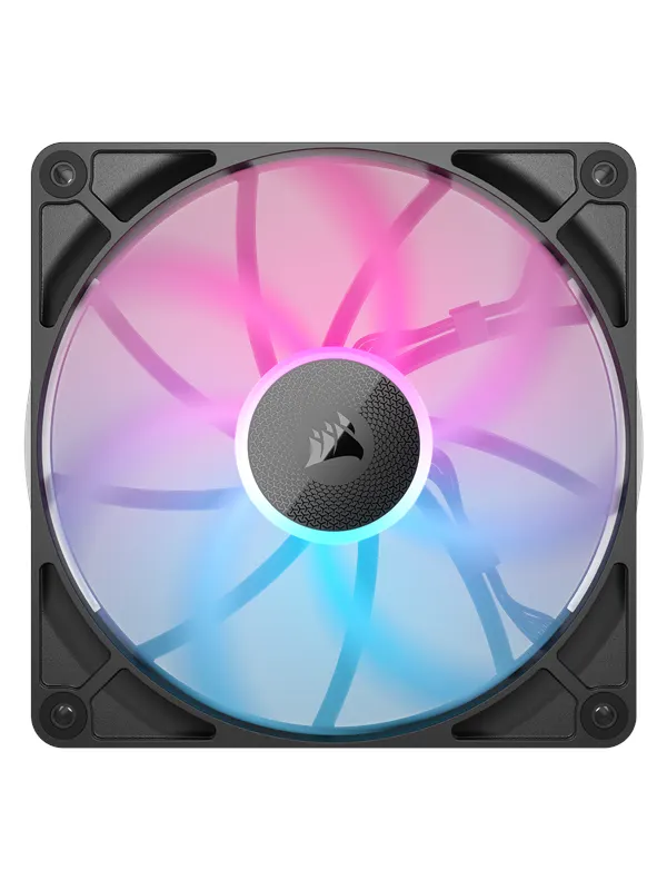 Corsair iCUE LINK RX140 RGB - Chassi fläkt - 140mm - Svart med RGB LED - 36 dBA