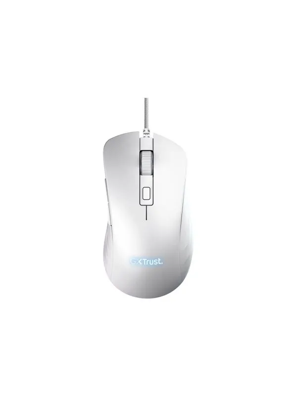 Trust GXT 924W YBAR+ - Mouse - Optic - 6 knappar - Vit
