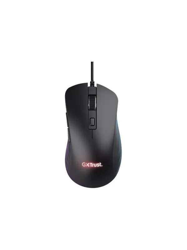 Trust GXT 924 YBAR+ - Mouse - Optic - 6 knappar - Svart
