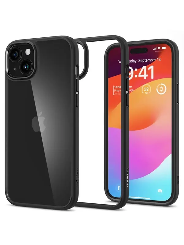 Spigen Ultra Hybrid - matte black - iPhone 15 Plus