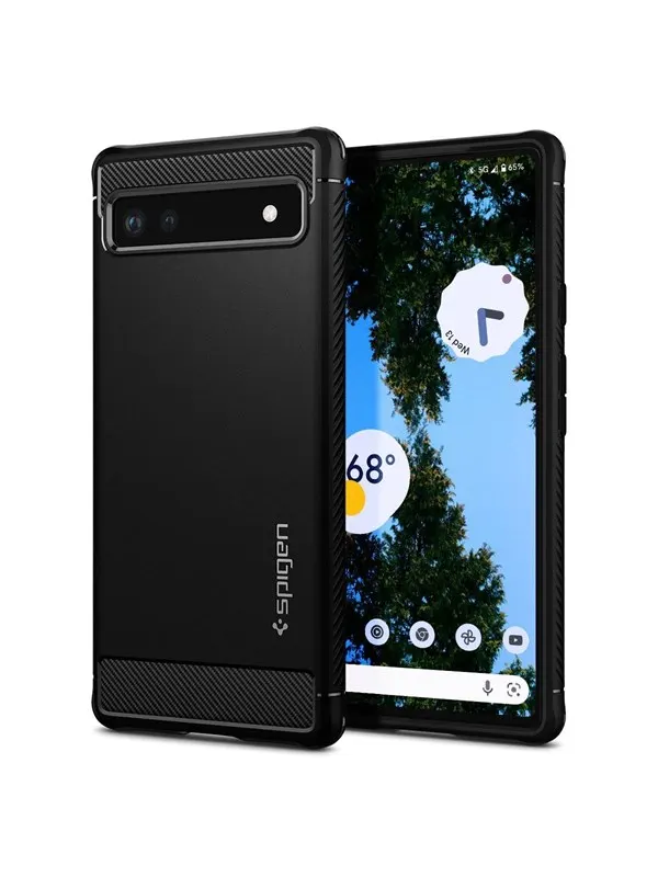 Spigen Rugged Armor - black - Google Pixel 6a