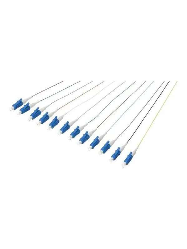 DIGITUS Professional pigtail - 2 m - grey black white blue yellow red green brown orange violet pink turquoise - Svart - 2m