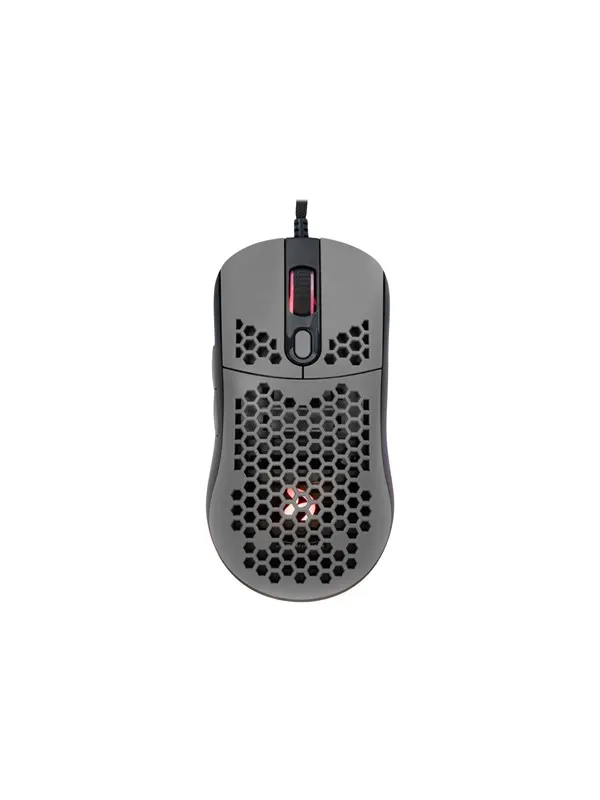 Arozzi Favo - mouse - USB - grey - Mouse - Optic - 7 knappar - Grå