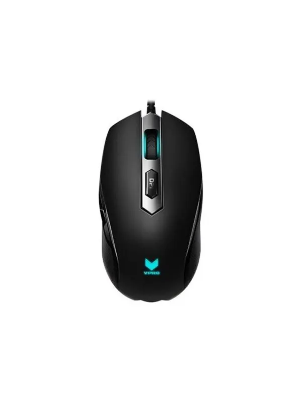 VPRO V210 - Mouse - Optic - 6 knappar - Svart