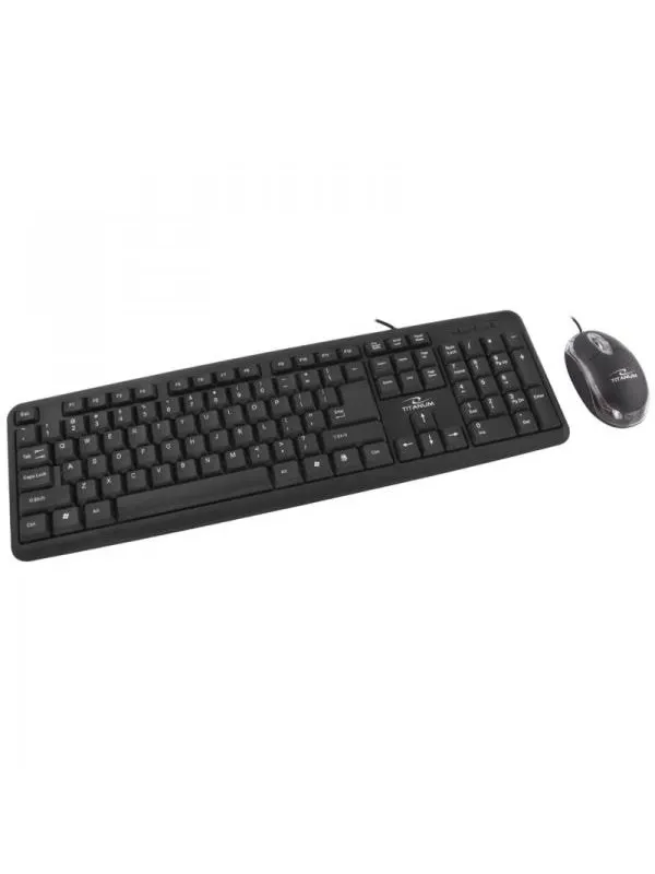 Esperanza TITANUM USB WIRED KIT SALEM - Tastatur & Mus set - Svart