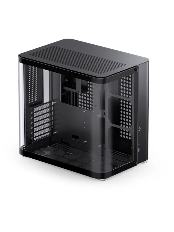 Jonsbo TK-2 2.0 - Black - Chassi - Miditower - Svart