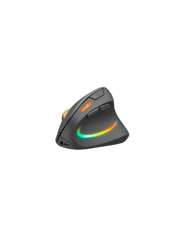 Speed-Link PIAVO PRO - Ergonomisk mus - 5 knappar - Svart