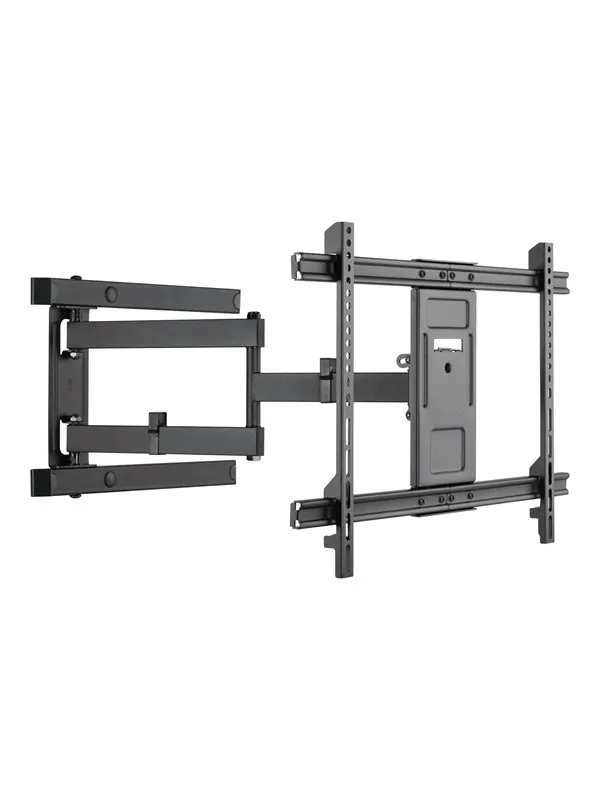 Gembird WM-80ST-05 mounting kit - for LCD TV - full motion - black - Max 50 kg - recommended for 80"