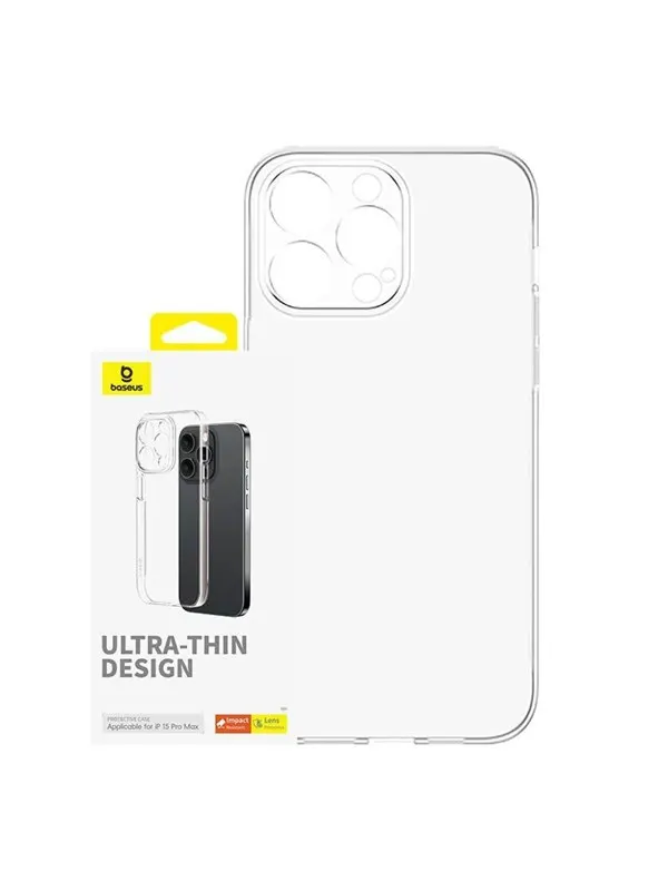 Baseus Phone Case for iPhone 15 ProMax OS-Lucent Series (Clear)