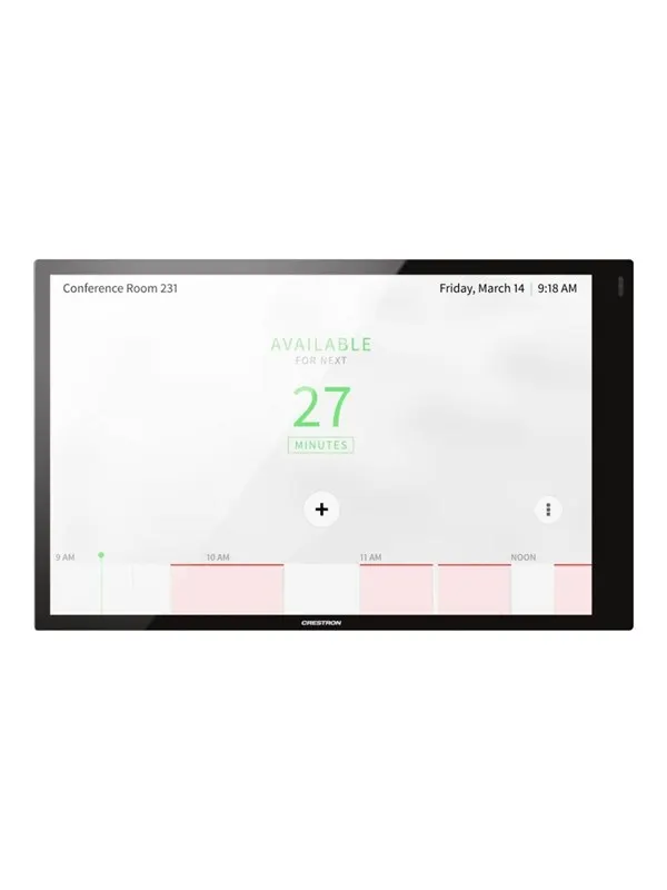 Crestron Electronics Crestron Room Scheduling Touch Screen TSS-1070-B-S - room manager - Bluetooth 802.11a/b/g/n/ac - smooth black - Max - recommended for