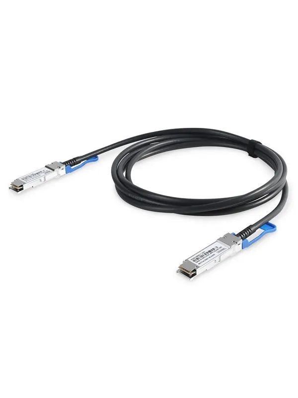 DIGITUS 100G QSFP28 Direct Attach Cable - 1m - Svart - 1m