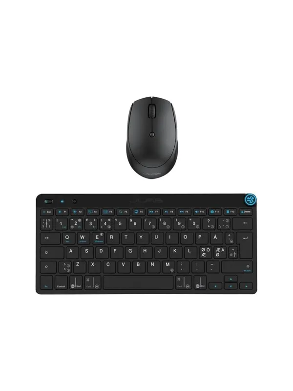 JLAB GO - Tastatur & Mus set - Nordisk - Svart