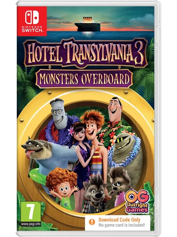 Hotel Transylvania 3: Monsters Overboard (Code in a Box) - Nintendo Switch - Action / äventyr