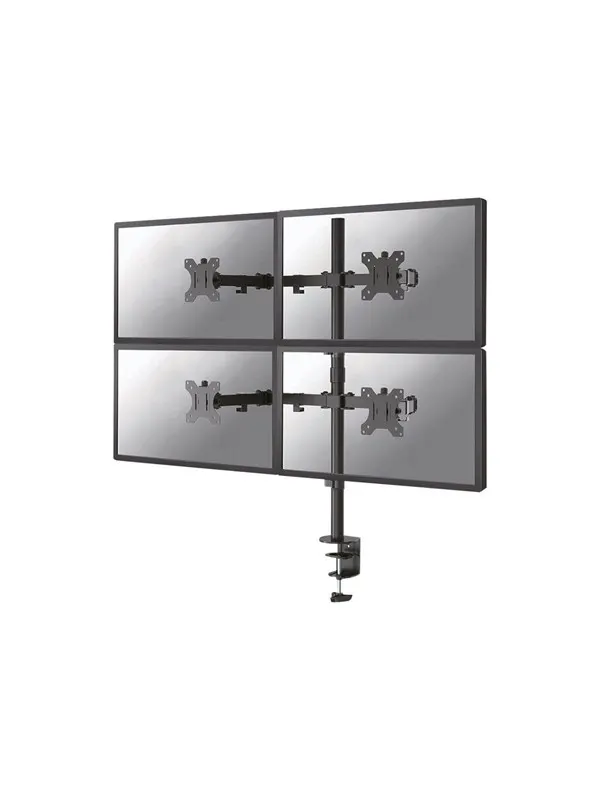 Neomounts FPMA-D550D4 mounting kit - full-motion - for 4 flat panels - black