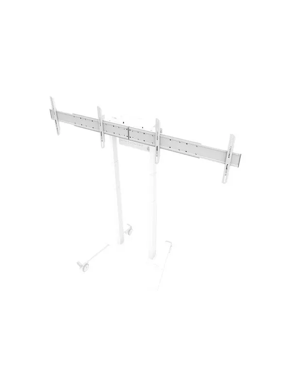 Neomounts ADM-875WH2 mounting component - for 2 LCD displays - white - Max 100 kg - recommended for 65"