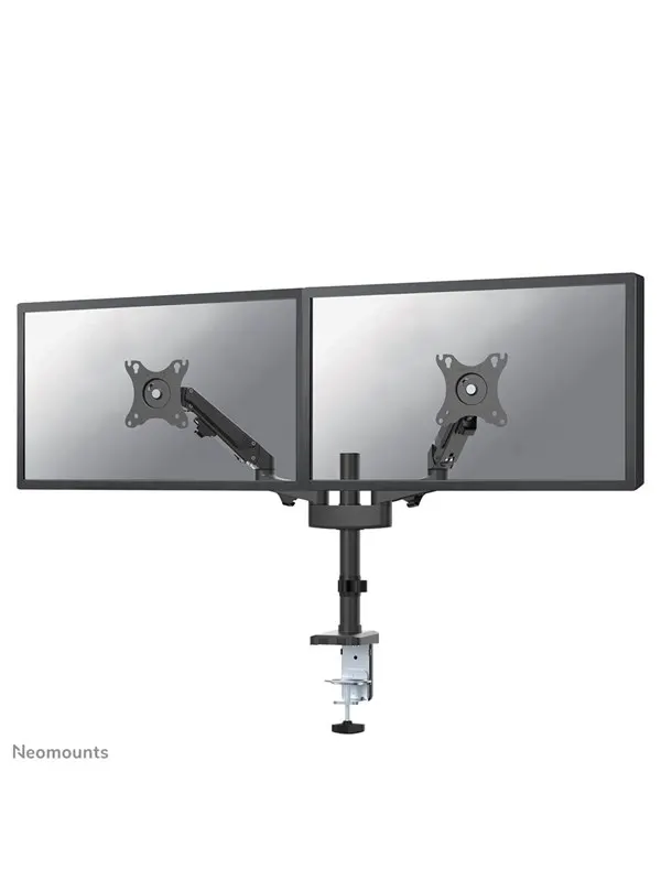 Neomounts DS70-750BL2 mounting kit - full-motion adjustable dual arm - for 2 LCD displays - black
